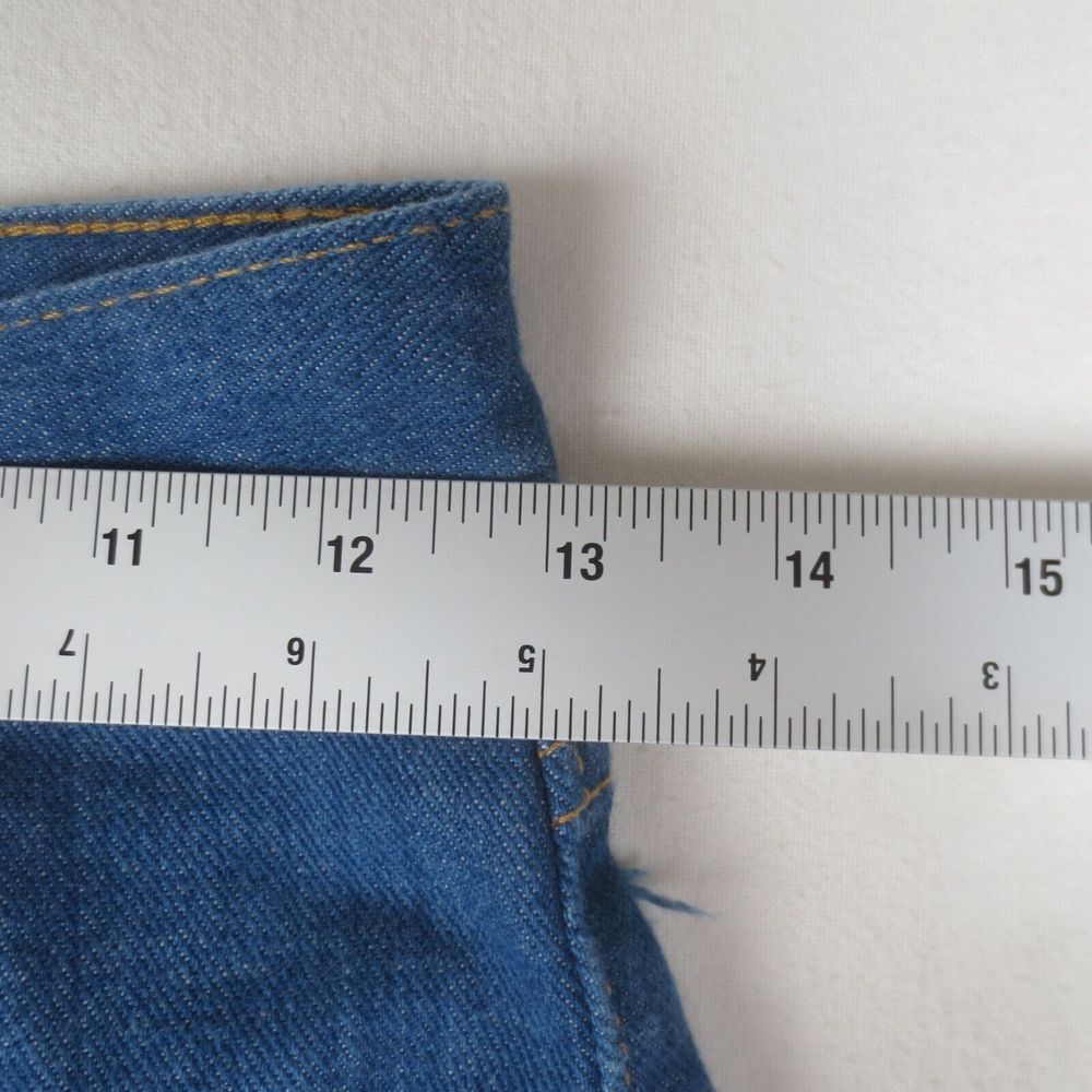 Naked & Famous Jeans Womens 25 Island Blue Stretch Selvedge Max High Rise Denim - Picture 11 of 14